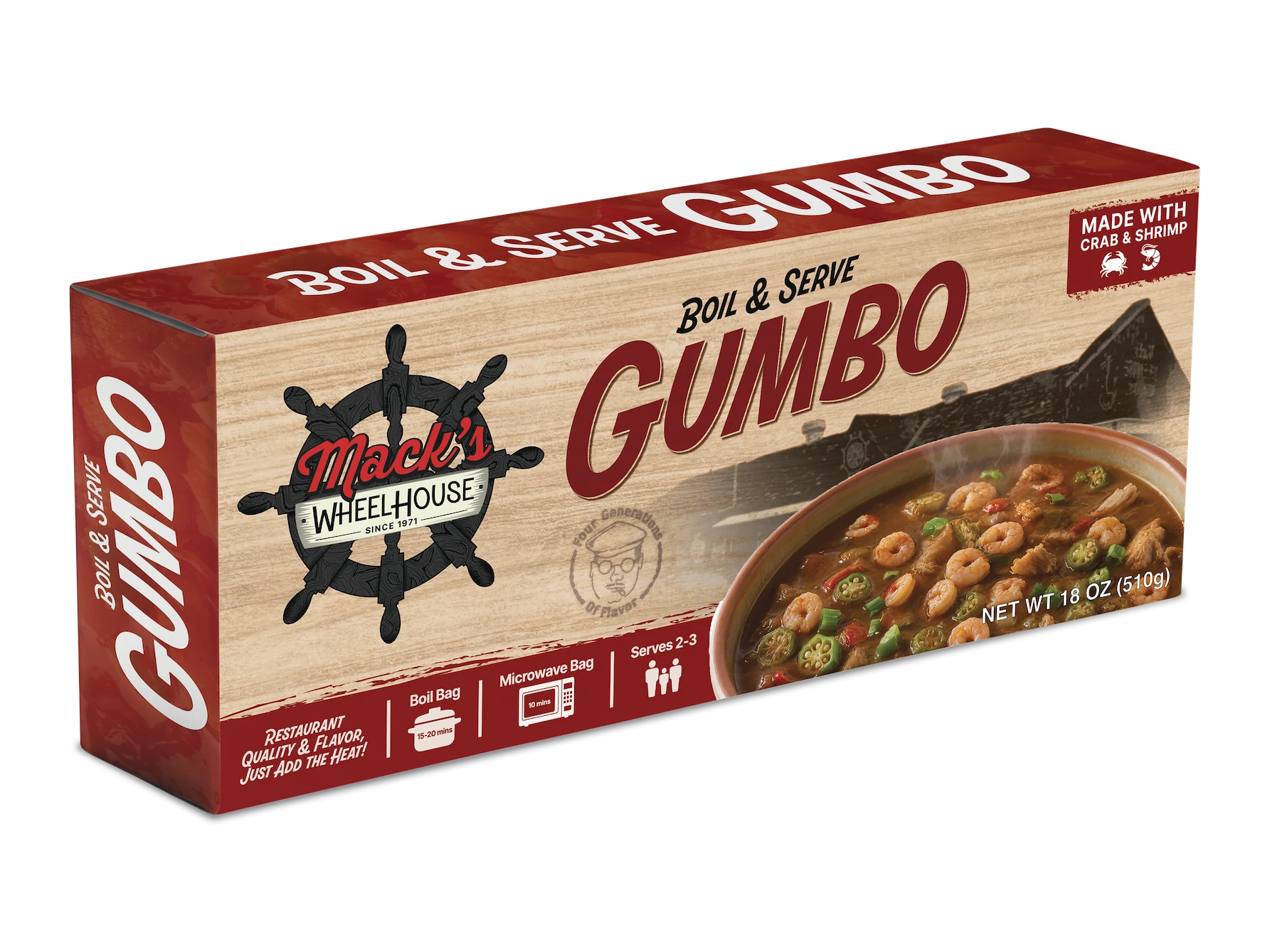 Mack's Boil and Serve Gumbo